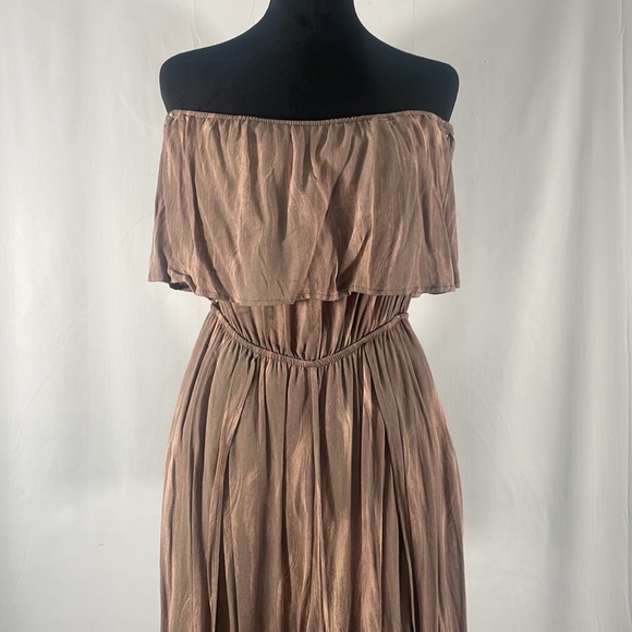 Mocha,Rose,Sleeveless,tube top onesie pant suit,jumpsuit,romper,small - Picture 2 of 13